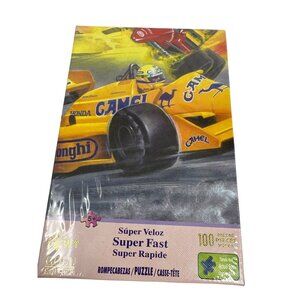 Wuundentoy Camel Brand Racecar Jigsaw Puzzle Super Fast 100 Pieces Gold Edition